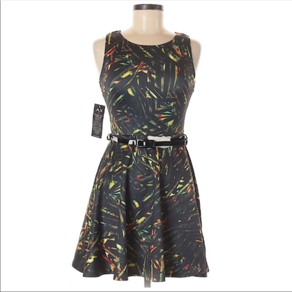 AX Paris Belted Dress - Picture 1 of 4